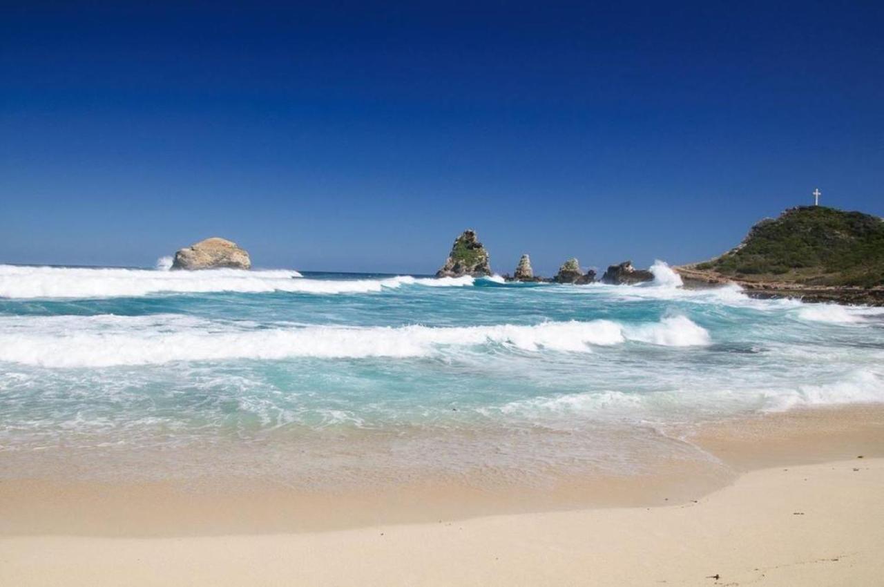 Studio Mojito Vue Mer,Piscine Avec Cuve Eau Et Acces Plage Et Piscine Anse Des Rochers سانت فرانسوا المظهر الخارجي الصورة